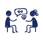 CW Support & Counseling IconBLUE
